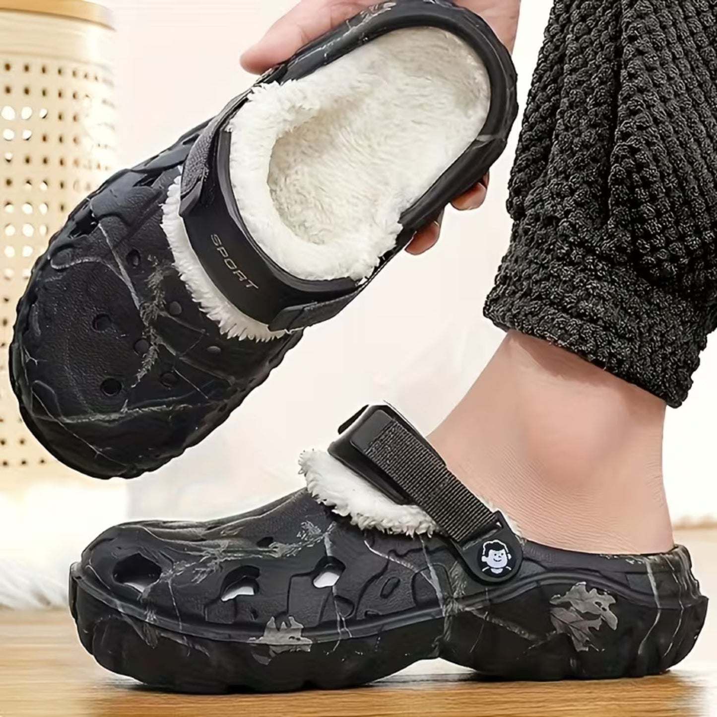 Fleece-Lined EVA Winter Slippers | Revangiol