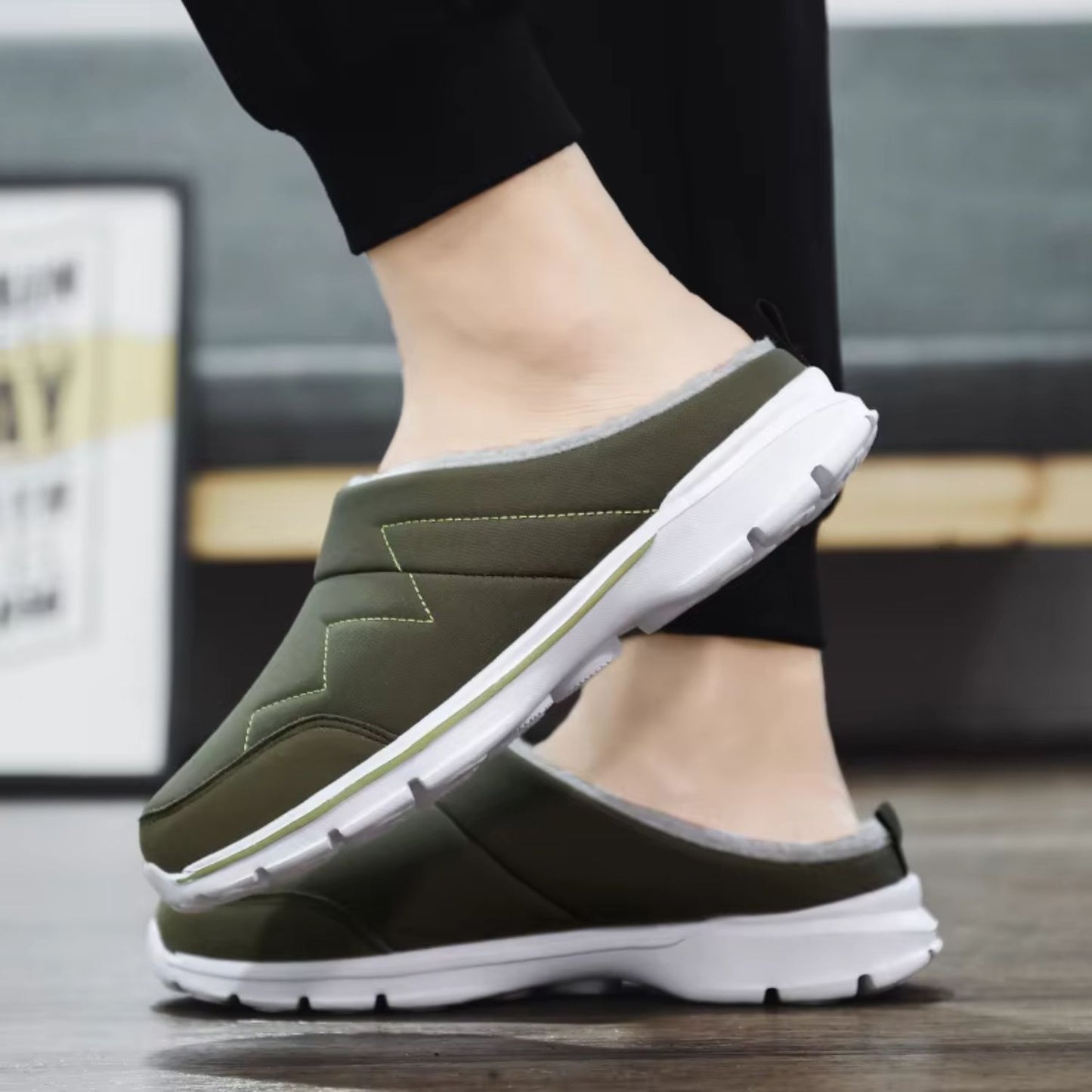 Plush Lined Slip-On Slippers | Revangiol