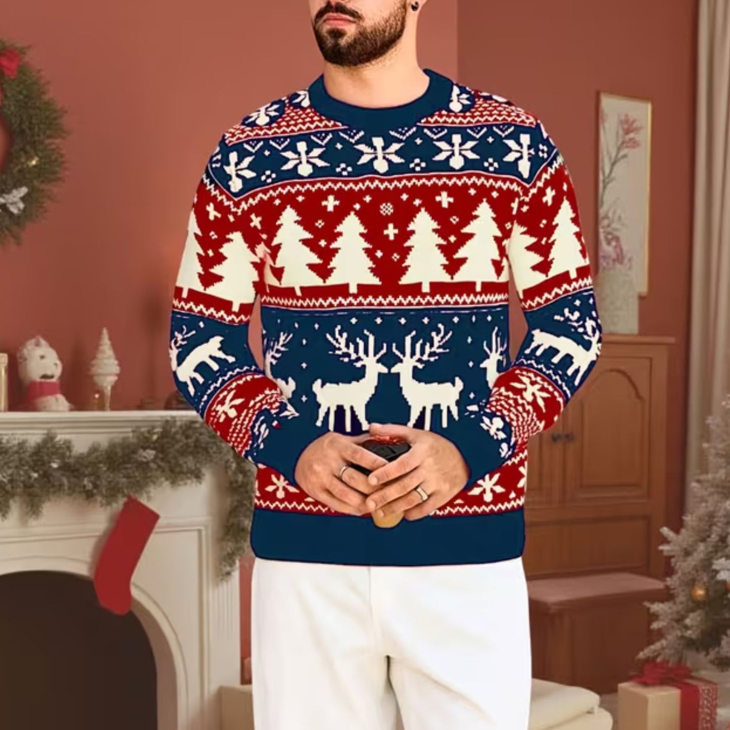 Reindeer Christmas Sweater | Revangiol