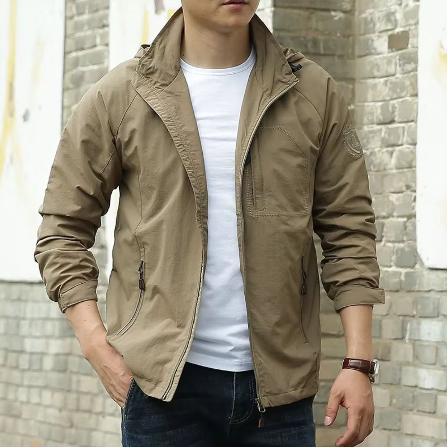 Breathable Cargo Waterproof Jacket | Revangiol