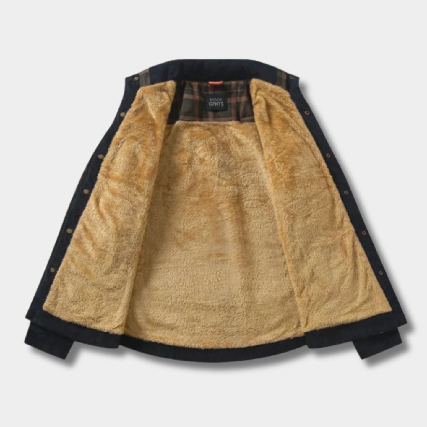 Checked Sherpa Flannel Shirt Jacket | Revangiol
