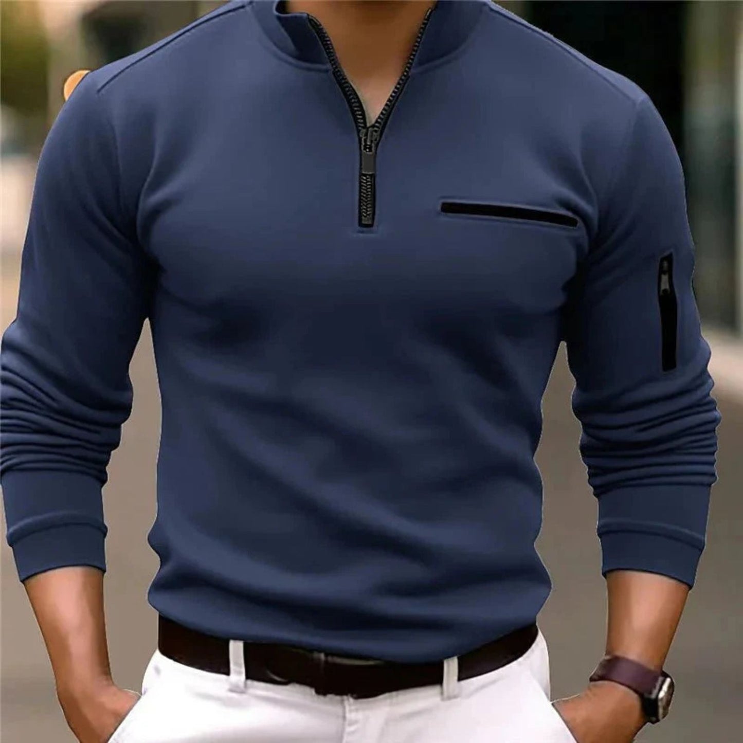 Quarter-Zip Performance Sweater | Revangiol