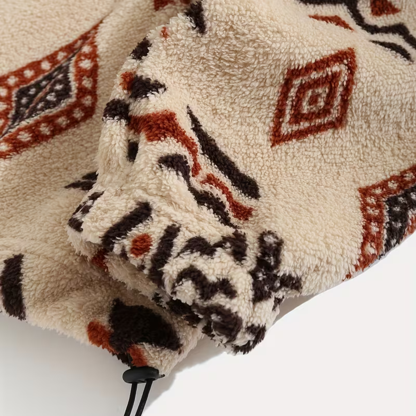 Tribal Print Fleece Jacket | Revangiol