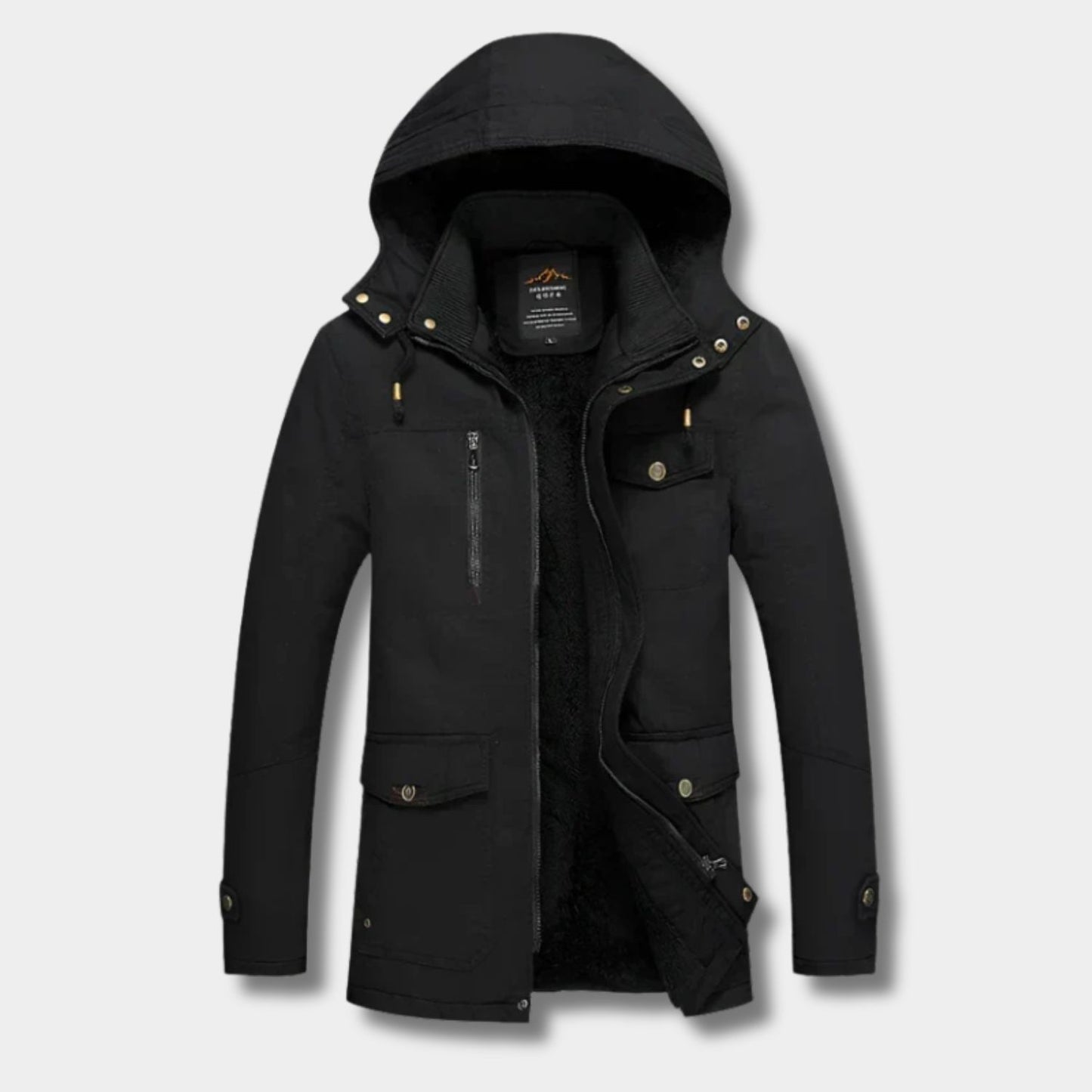 Fleece Lined Utility Winter Jacket | Revangiol