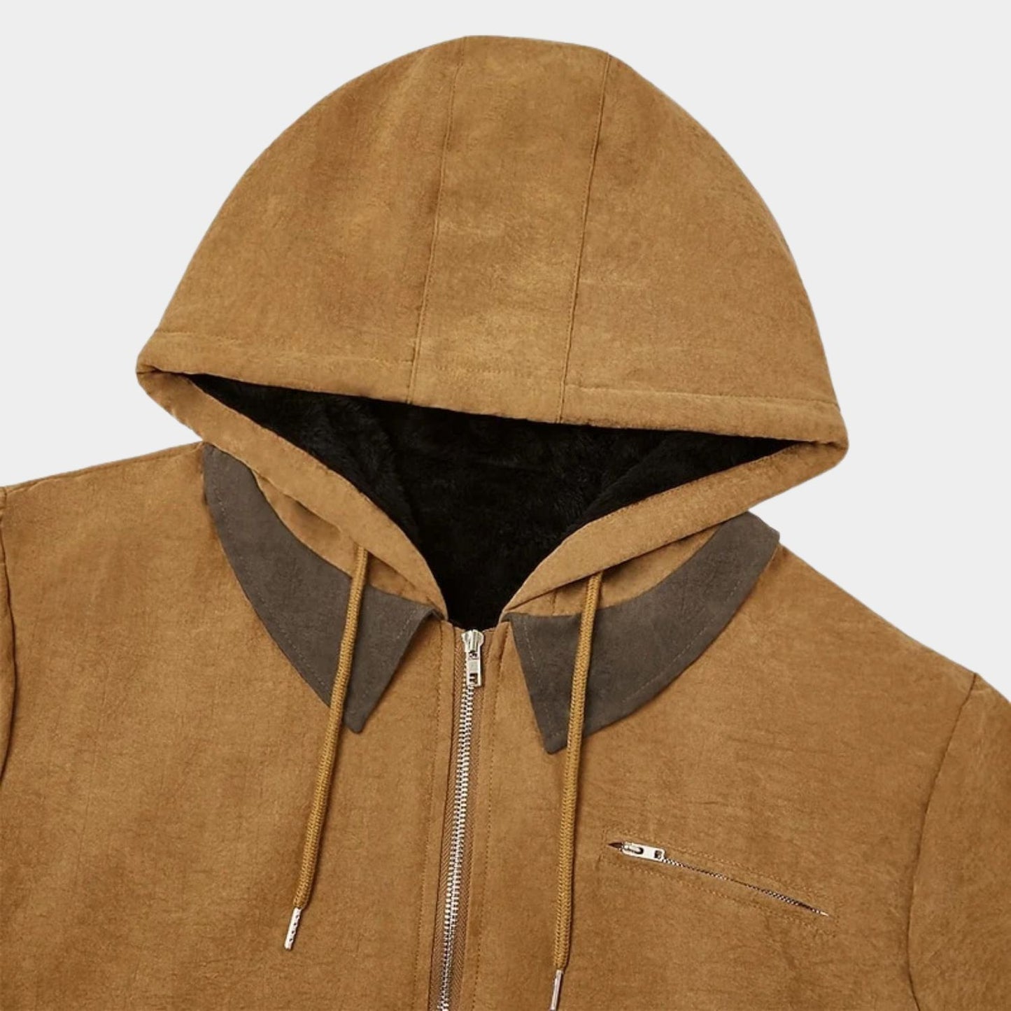 Hooded Sherpa Fleece Jacket | Revangiol