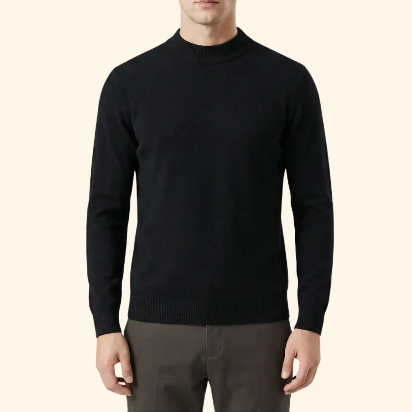 Refined Crew Neck Sweater | Revangiol