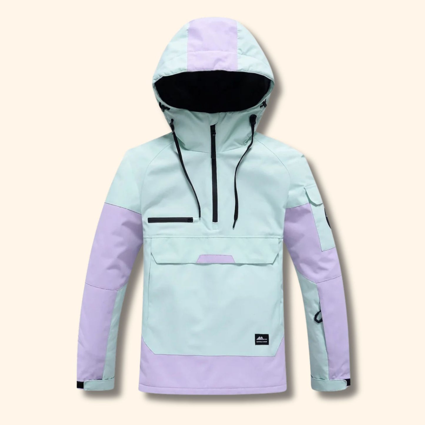 Hooded Half-Zip Ski Jacket | Revangiol