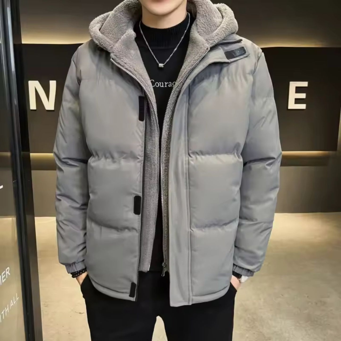 Fleece Hood Winter Jacket | Revangiol