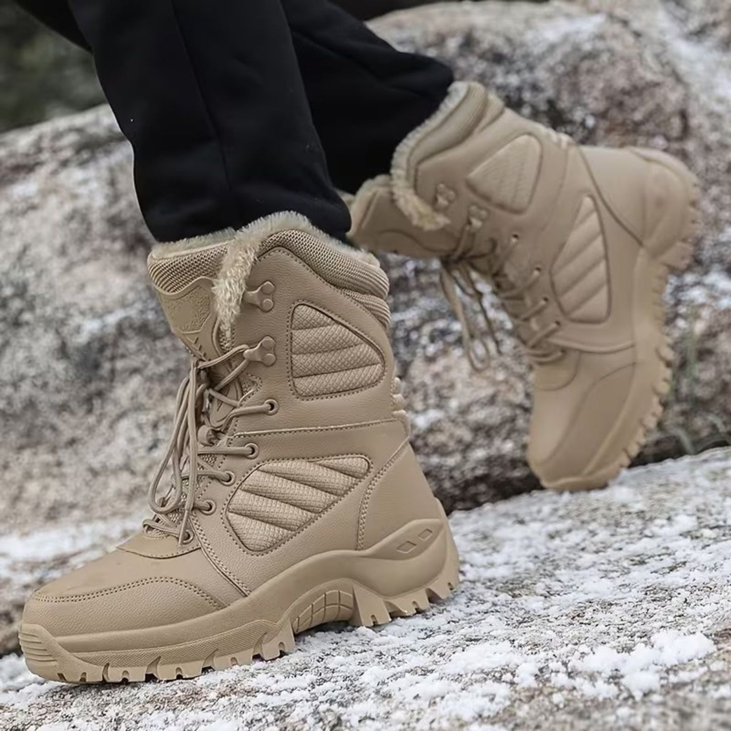Faux Fur Winter Snow Boots | Revangiol