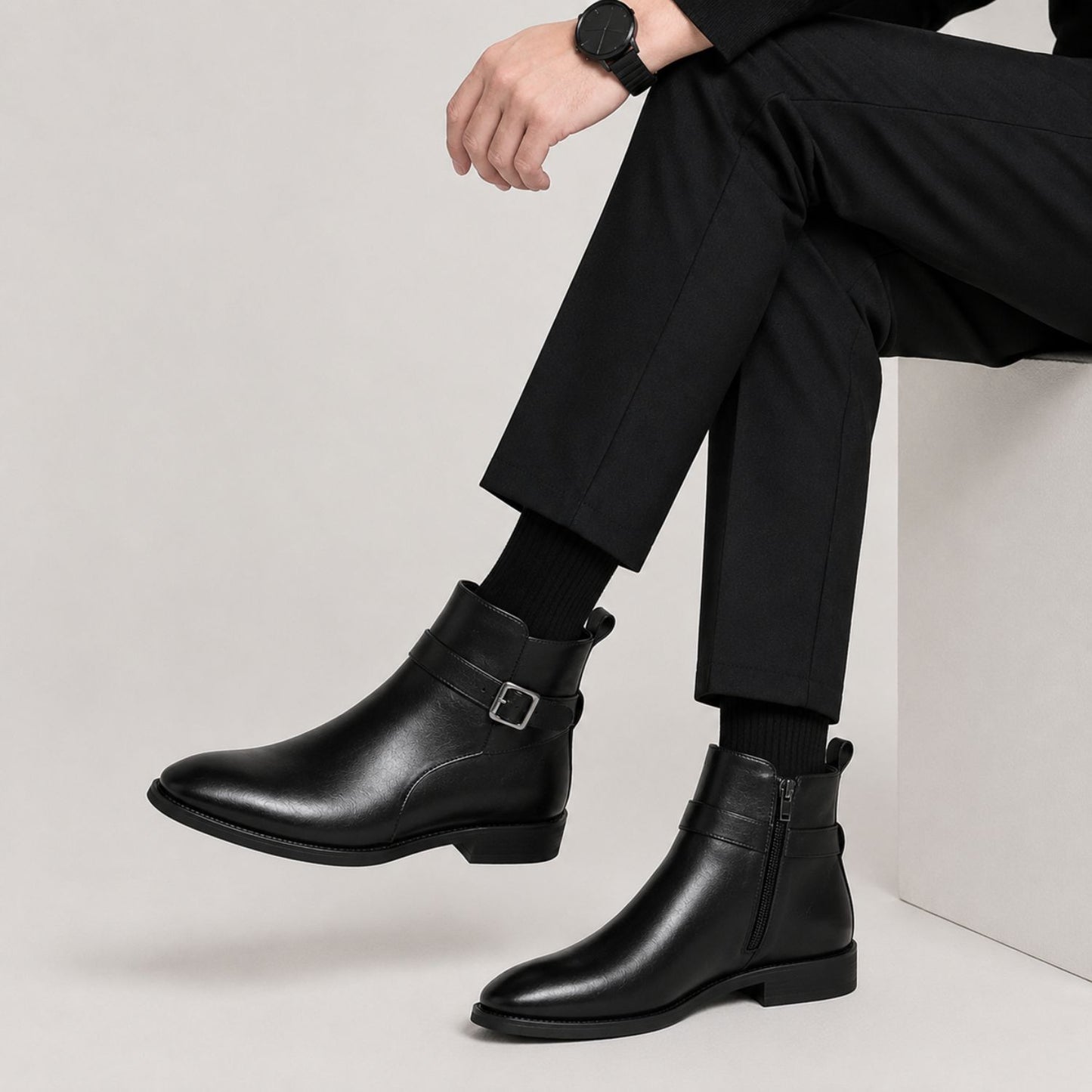 Buckle Chelsea Boots | Revangiol
