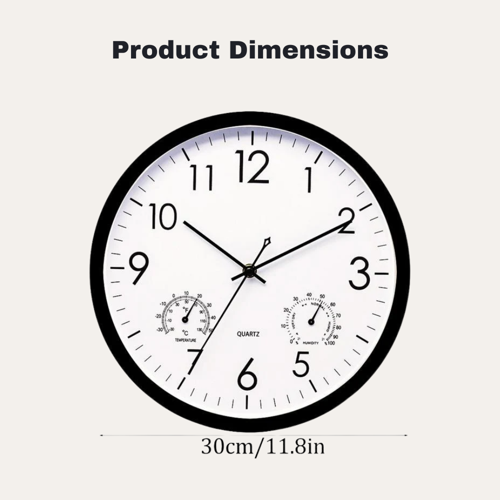 Weatherproof Garden Wall Clock | Revangiol