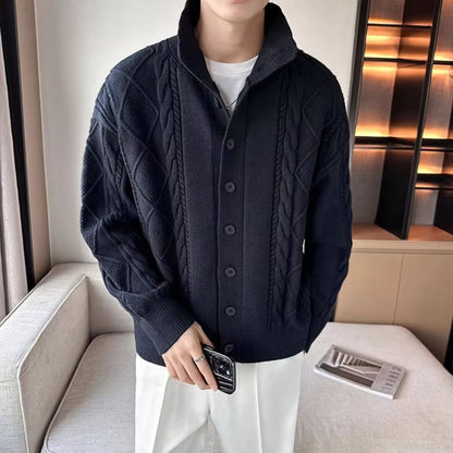 Chunky Collar Knit Sweater | Revangiol