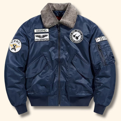Oversized Flight Aviator Jacket | Revangiol
