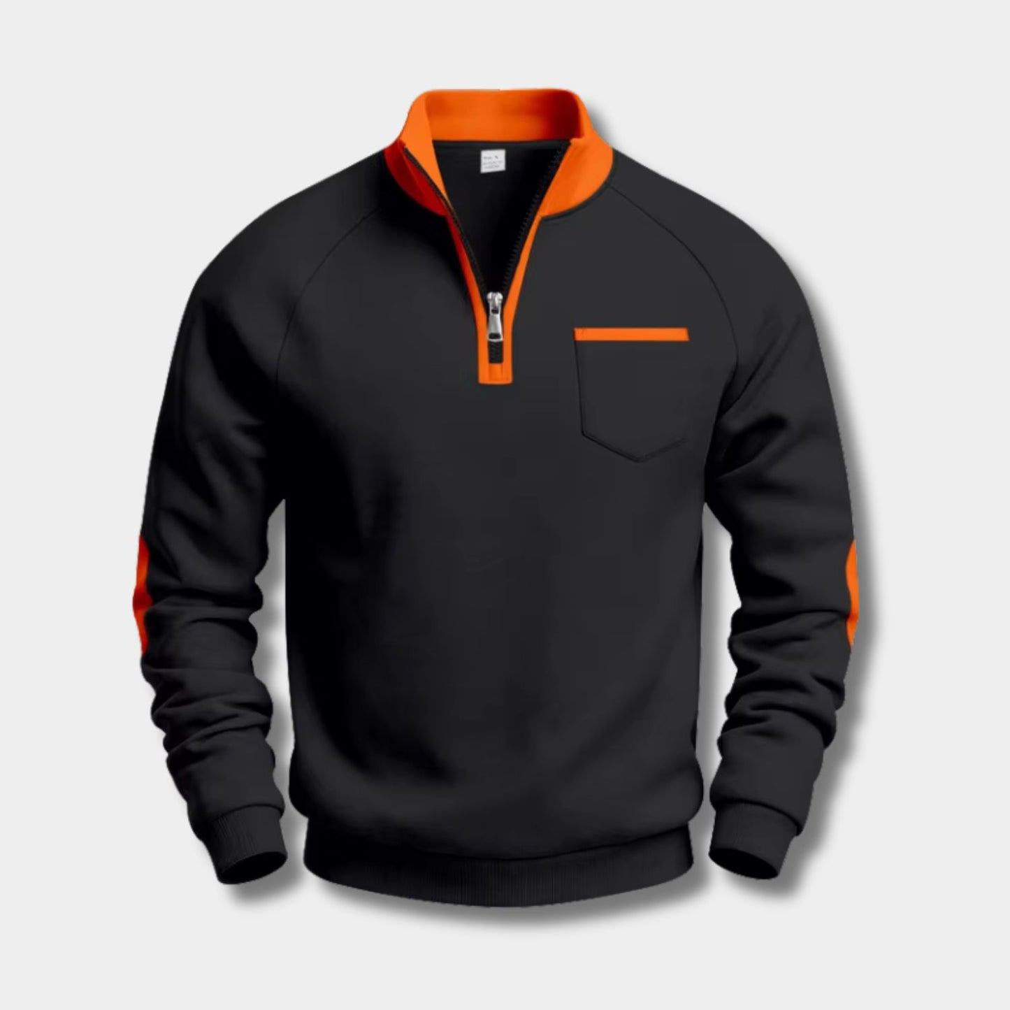 Fleece Pocket Pullover Quarter-Zip | Revangiol