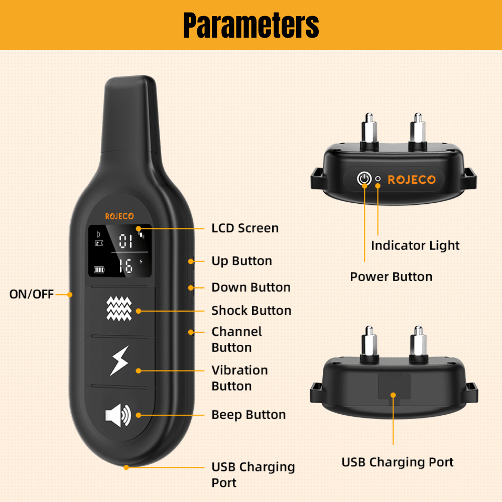 Waterproof Long Range Dog Training E-Collar | Revangiol