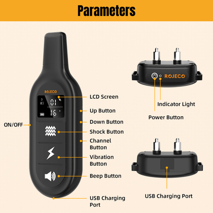 Waterproof Long Range Dog Training E-Collar | Revangiol