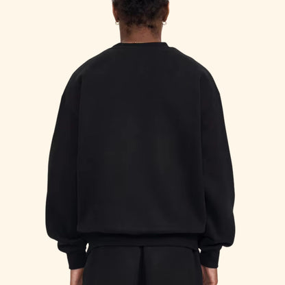 Relaxed Fit Crew Neck Sweater | Revangiol