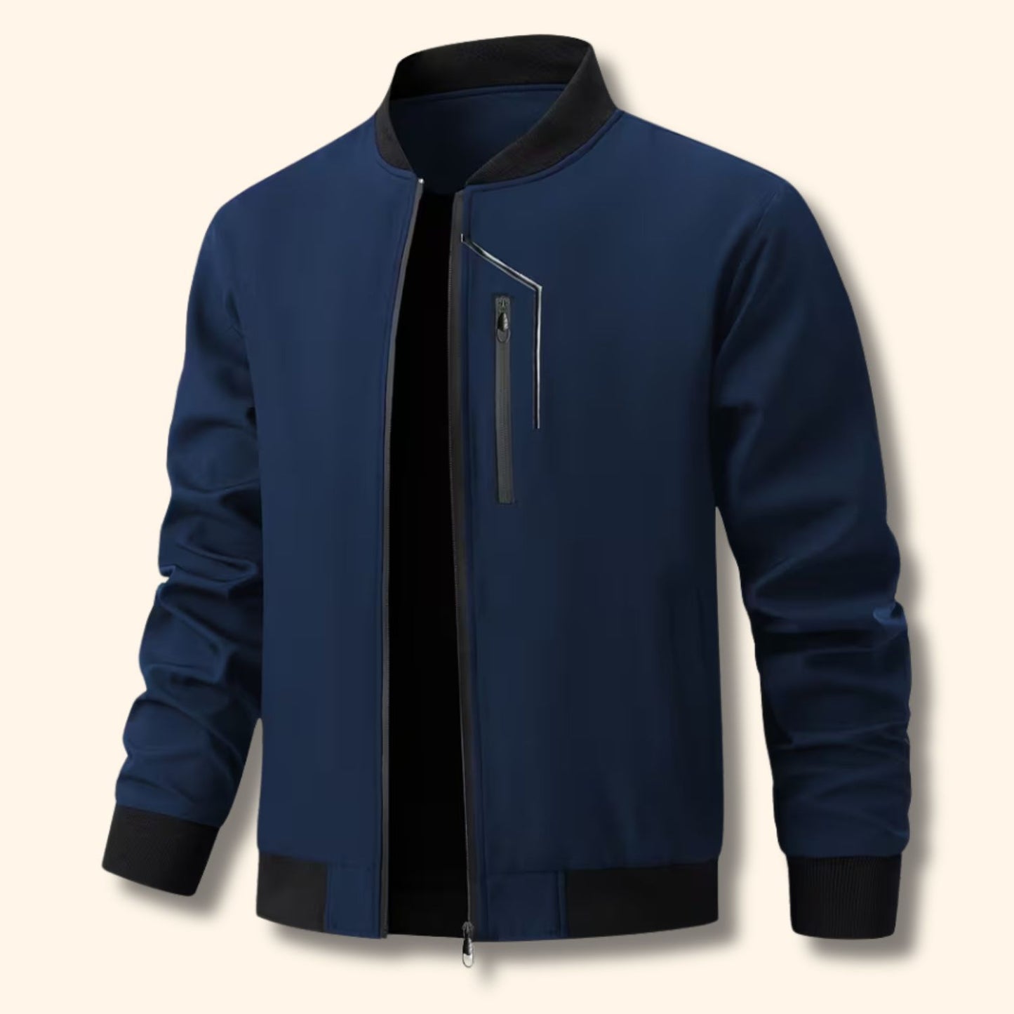 Minimalist Utility Bomber Jacket | Revangiol