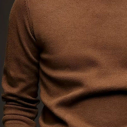 Solid High Neck Turtleneck | Revangiol