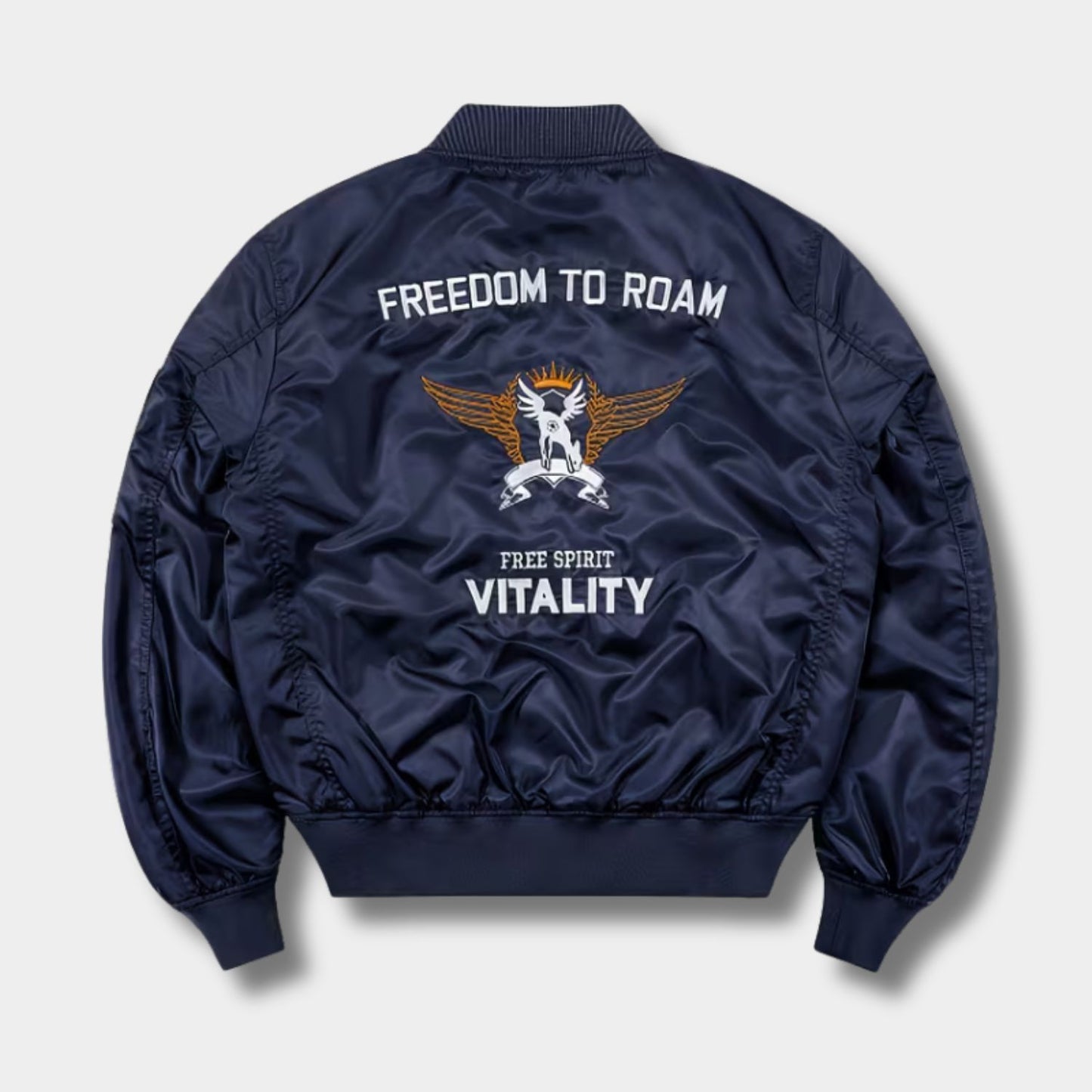 Embroidered Flight Bomber Jacket | Revangiol