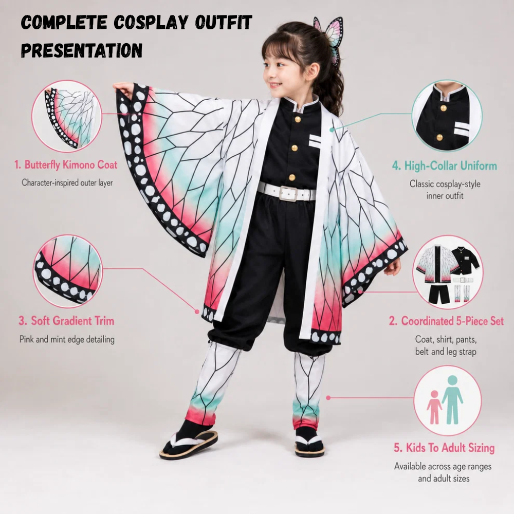 Kimono Style Halloween Cosplay Set | Revangiol