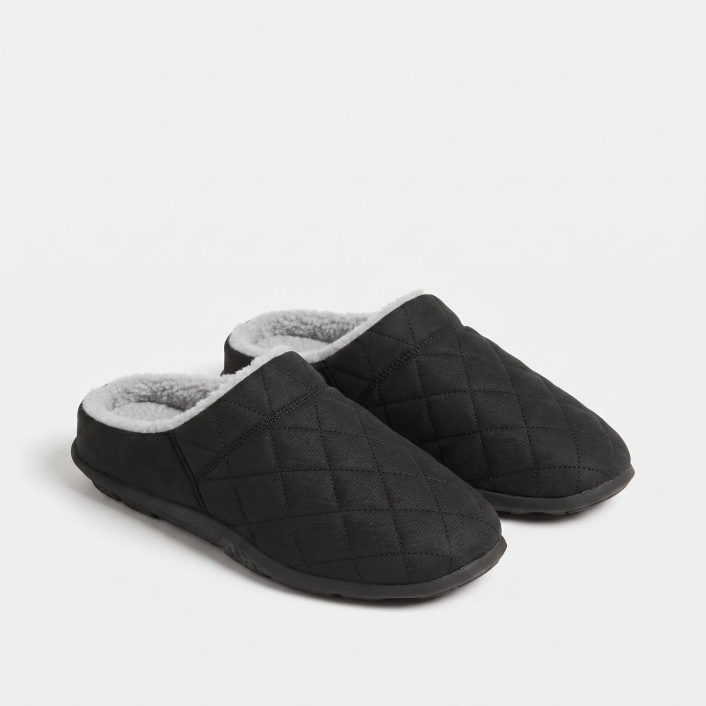 Quilted Plush-Lined House Slippers | Revangiol