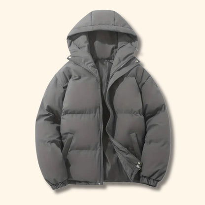 Hooded Winter Puffer Jacket | Revangiol