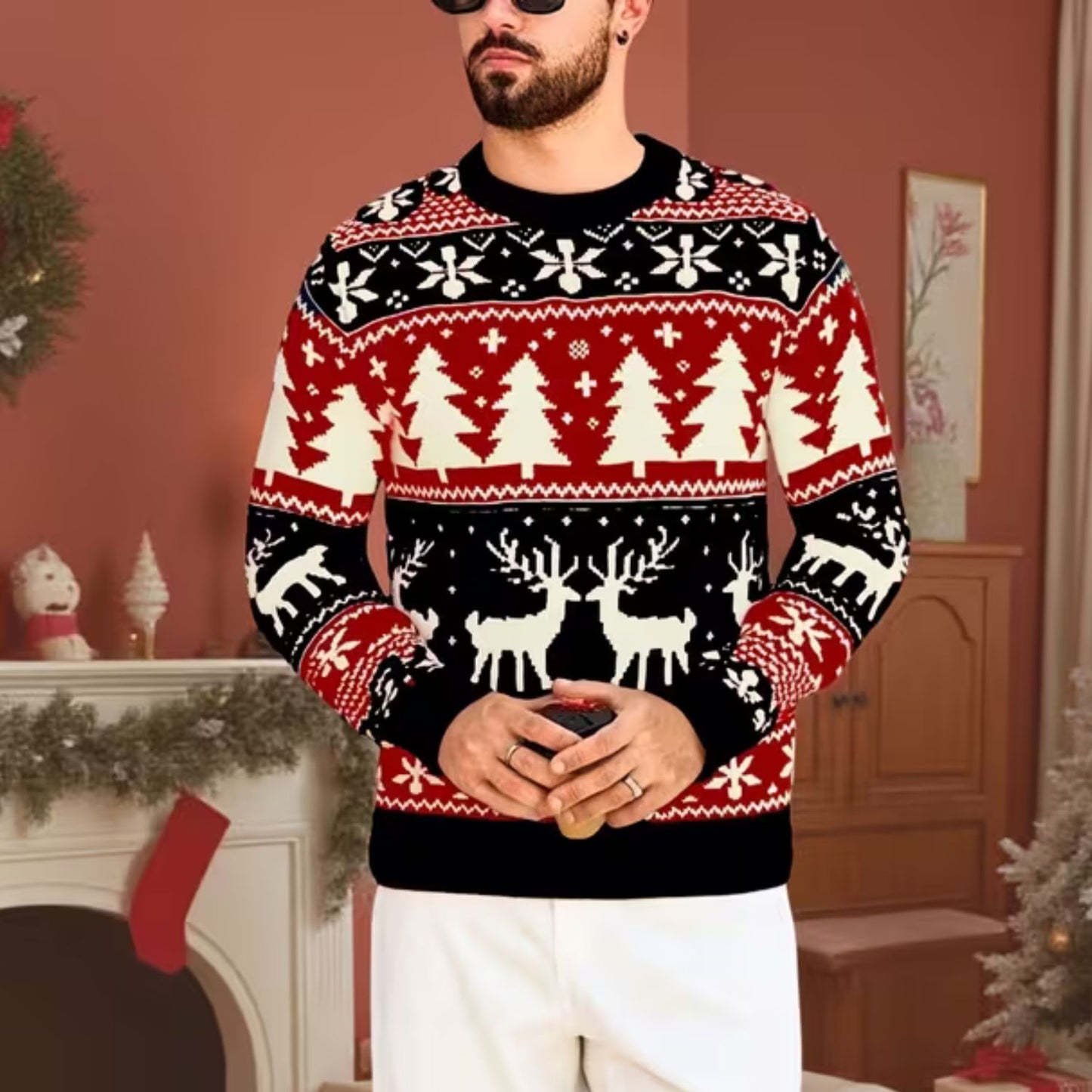 Reindeer Christmas Sweater | Revangiol