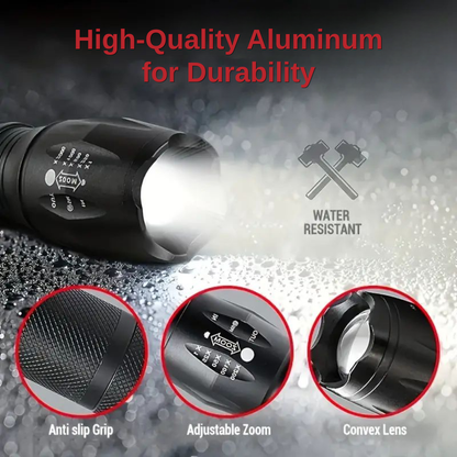 High-Intensity Adjustable Beam Flashlight | Revangiol