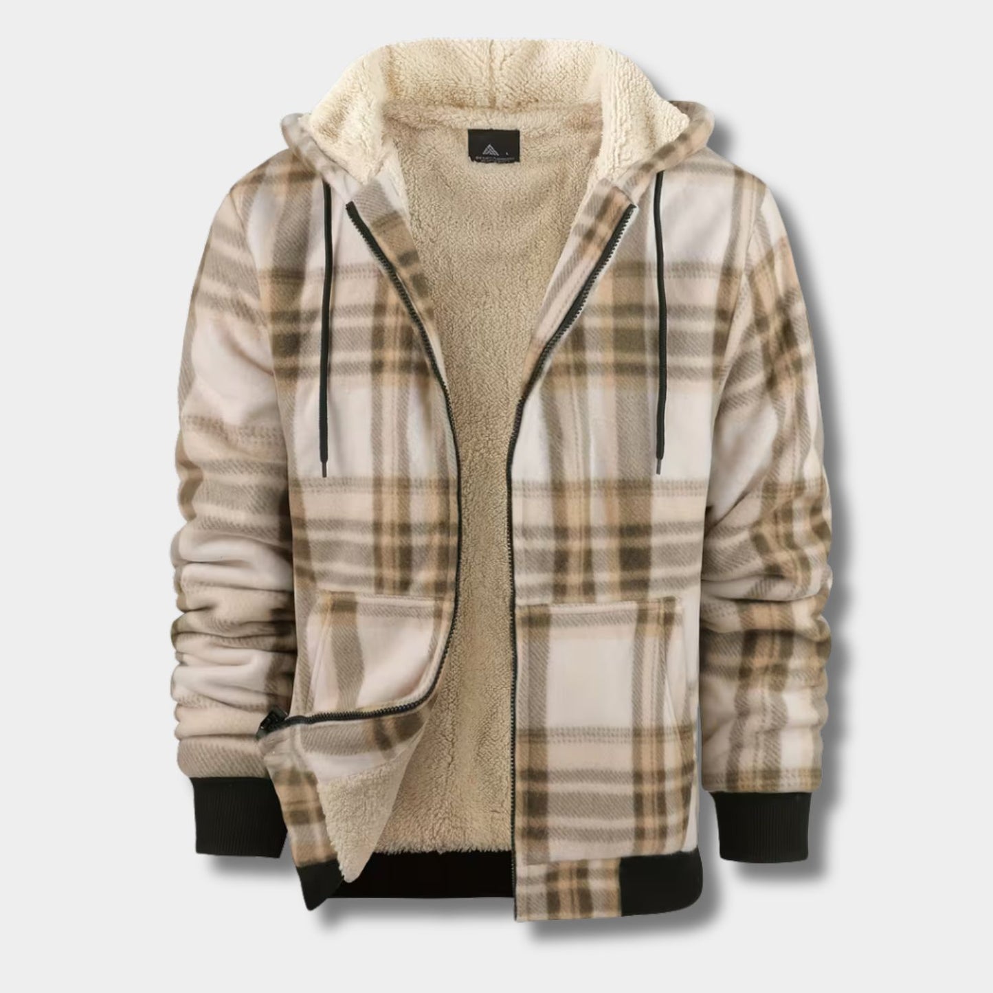 Sherpa Lined Flannel Shirt Jacket | Revangiol