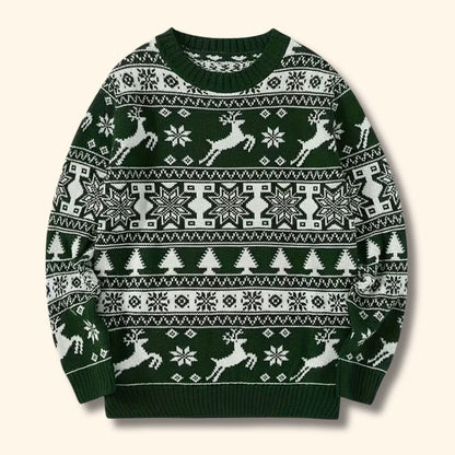Nordic Reindeer Christmas Sweater | Revangiol