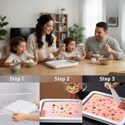 Compact Stainless Steel Ice Cream Roll Plate | Revangiol