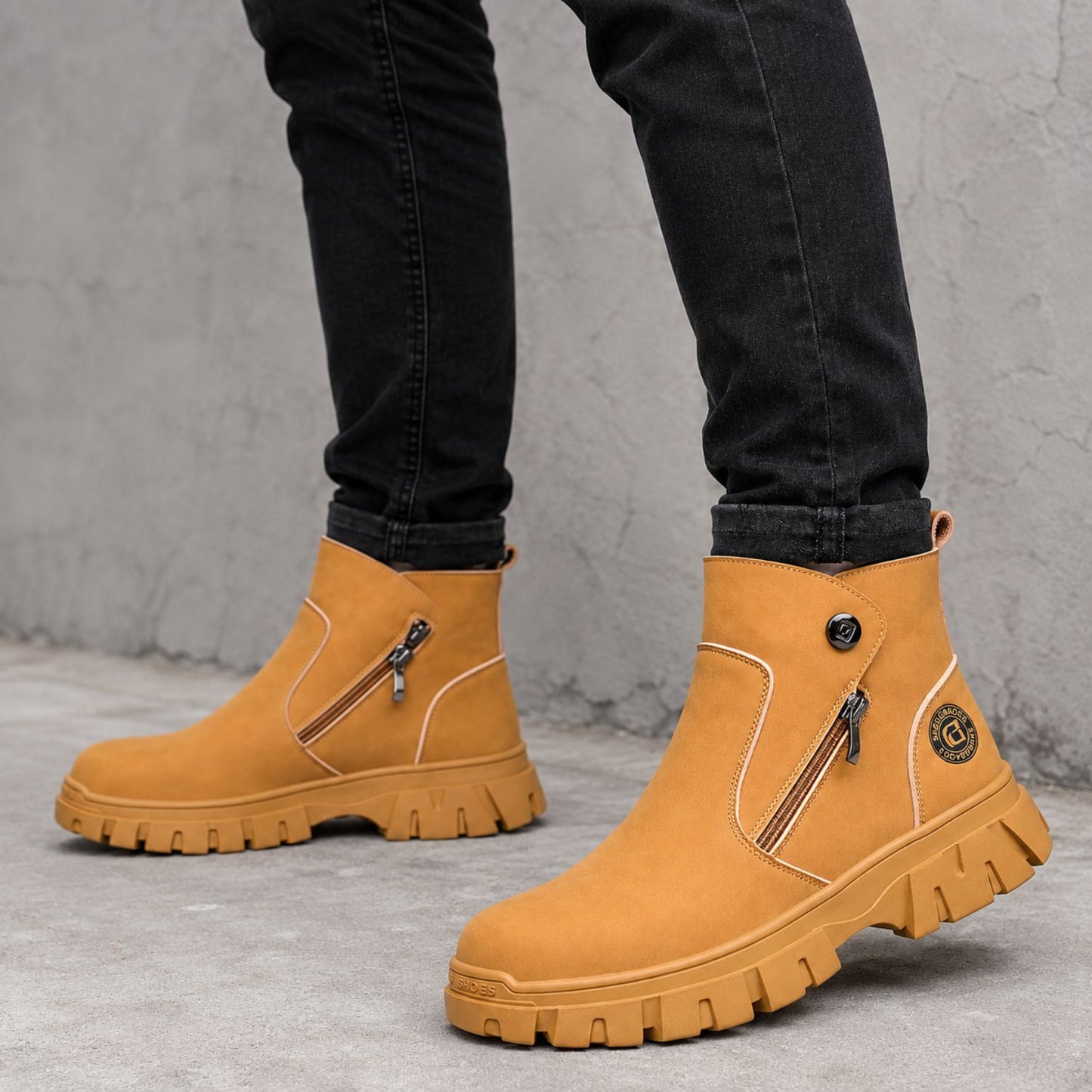 Slip-On Safety Work Boots | Revangiol