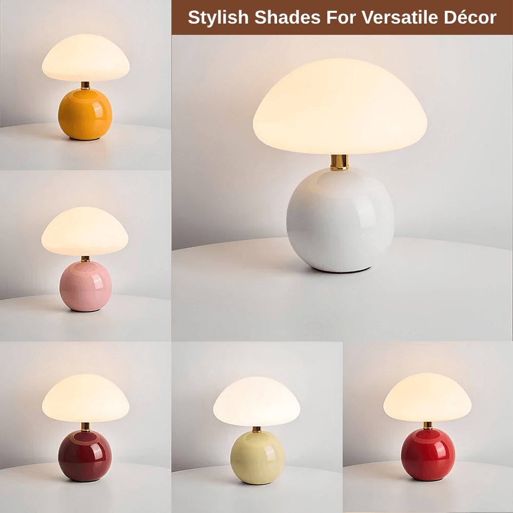 Elegant Mushroom Ambient Table Lamp | Revangiol