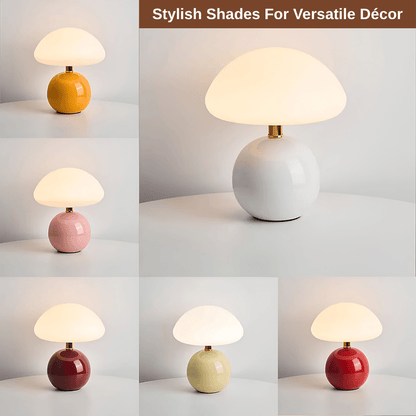 Elegant Mushroom Ambient Table Lamp | Revangiol