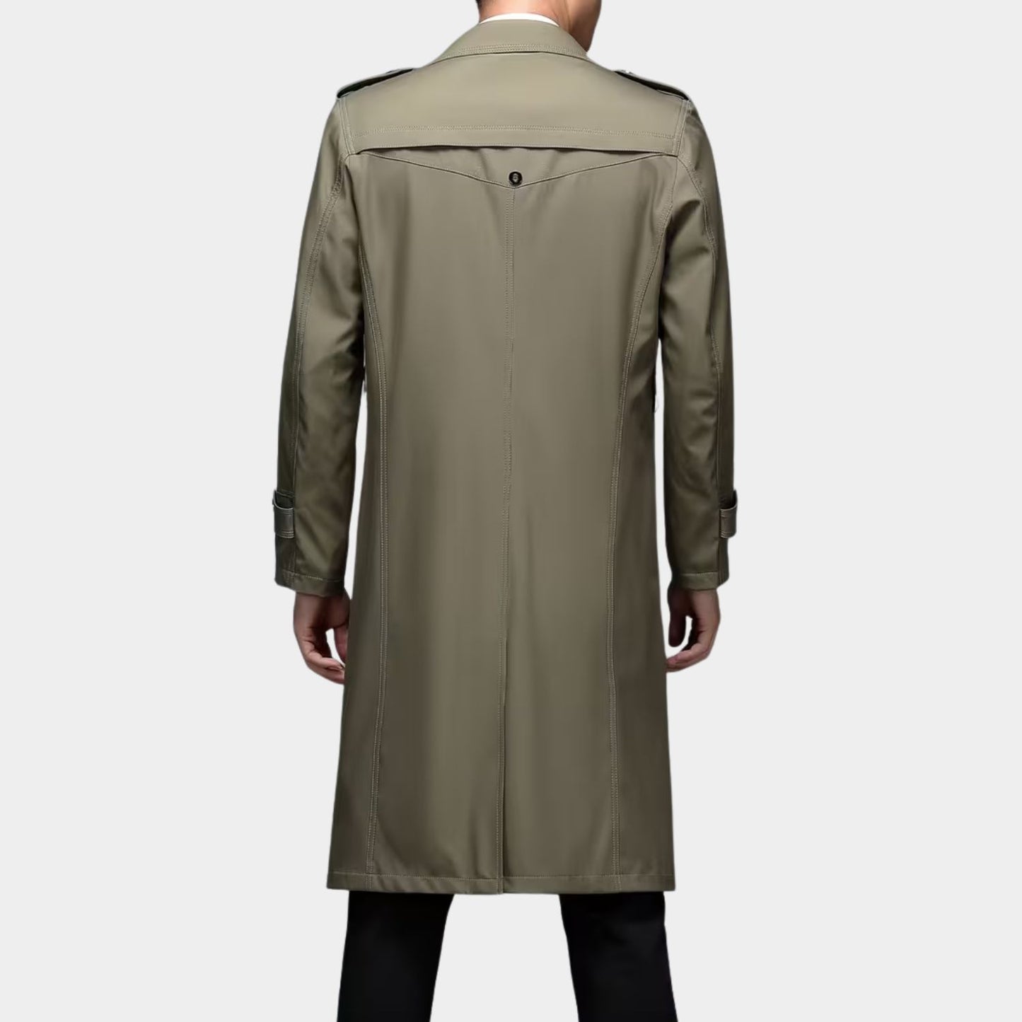 Double-Breasted Lapel Over Coat | Revangiol