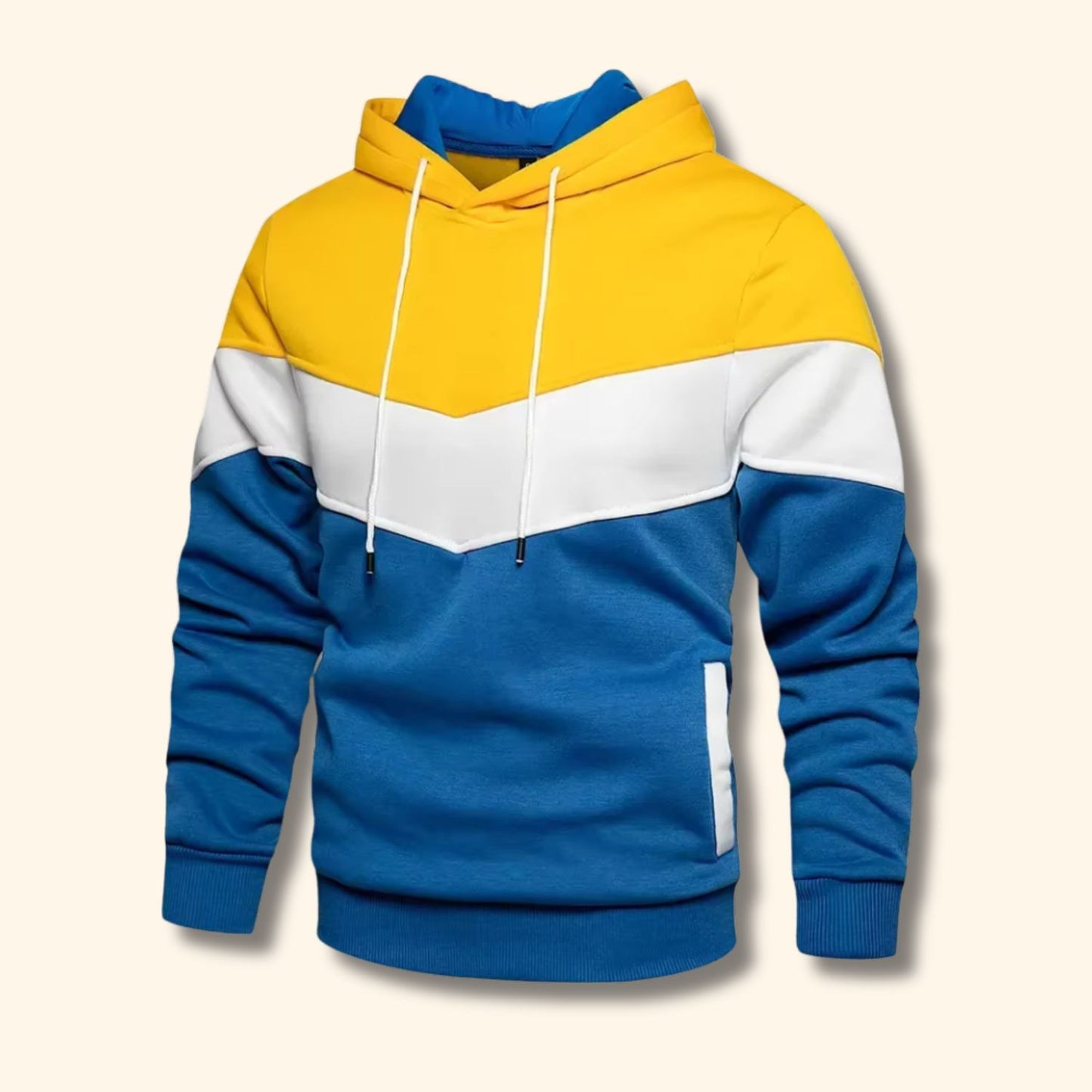 Color Block Pullover Hoodie | Revangiol