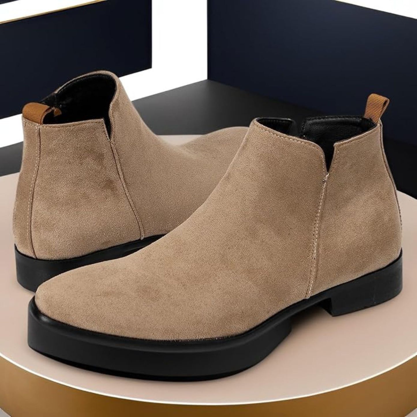 Square Toe Chelsea Boots | Revangiol