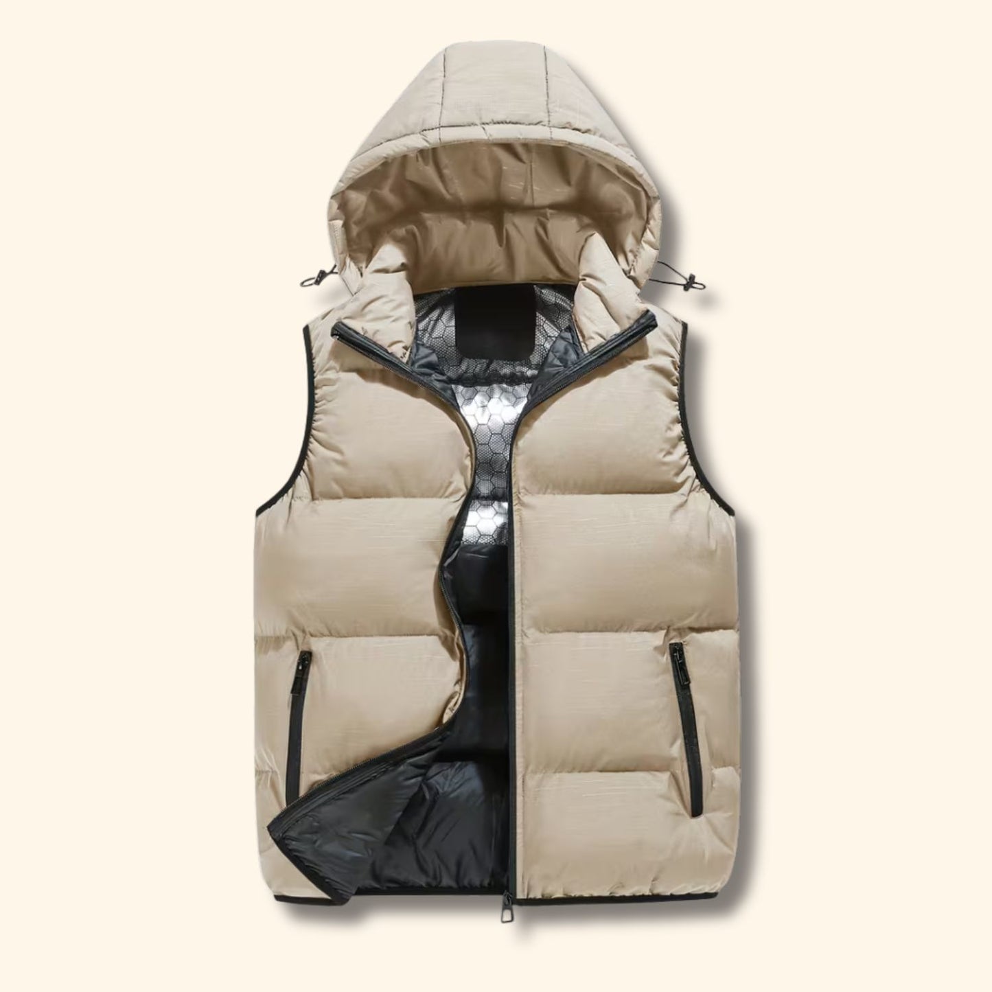 Heavyweight Hooded Puffer Vest | Revangiol