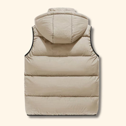 Heavyweight Hooded Puffer Vest | Revangiol