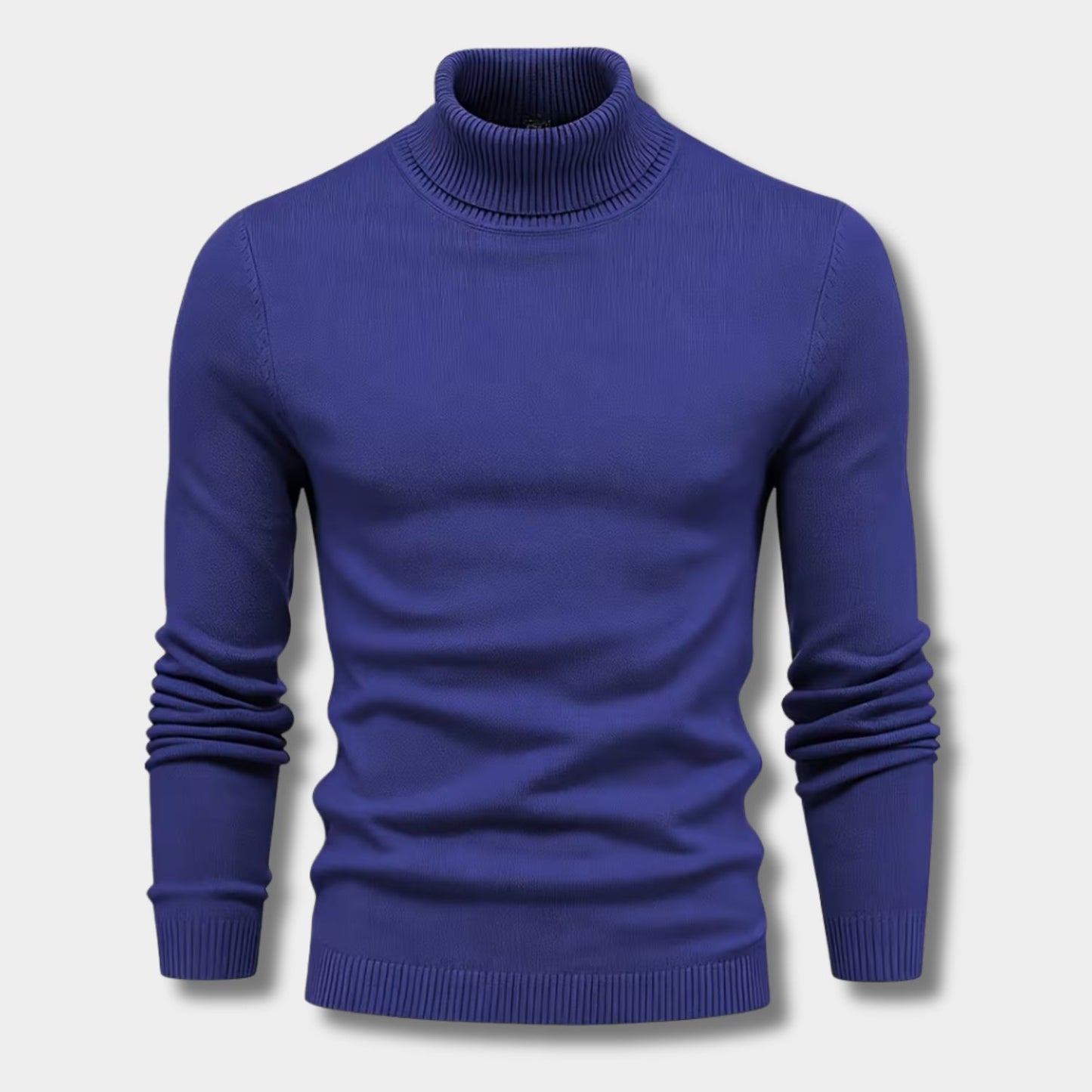 Solid High Neck Turtleneck | Revangiol