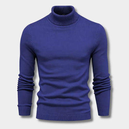 Solid High Neck Turtleneck | Revangiol