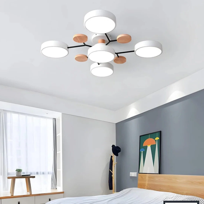 Sleek Circular LED Ceiling Fixture | Revangiol