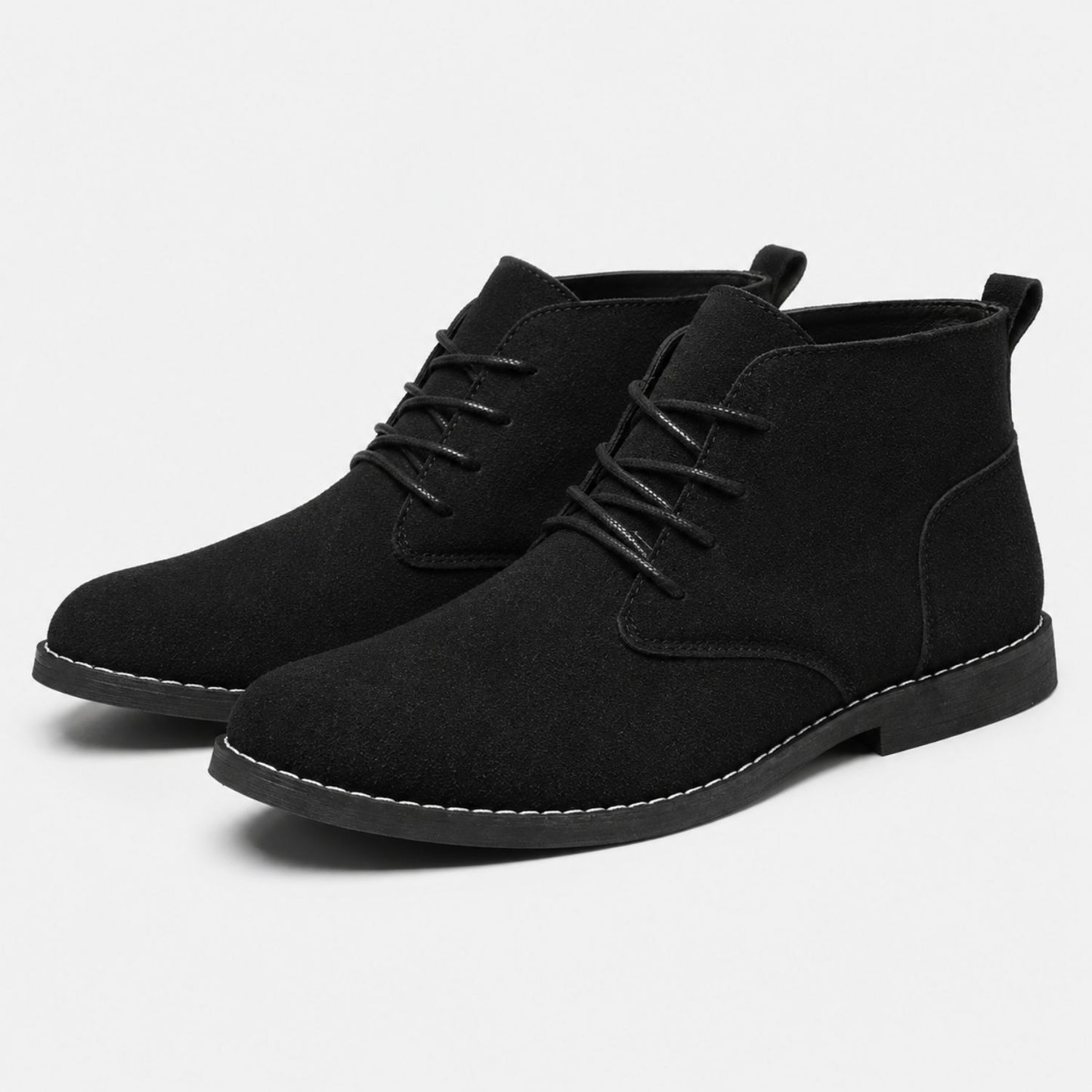 Refined Suede Dress Boots | Revangiol