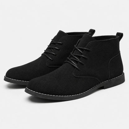 Refined Suede Dress Boots | Revangiol