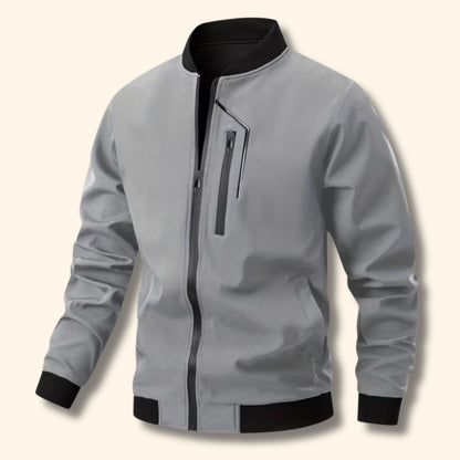 Minimalist Utility Bomber Jacket | Revangiol