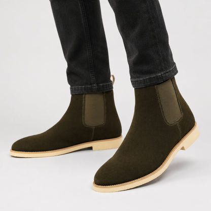Suede Chelsea Ankle Boots | Revangiol