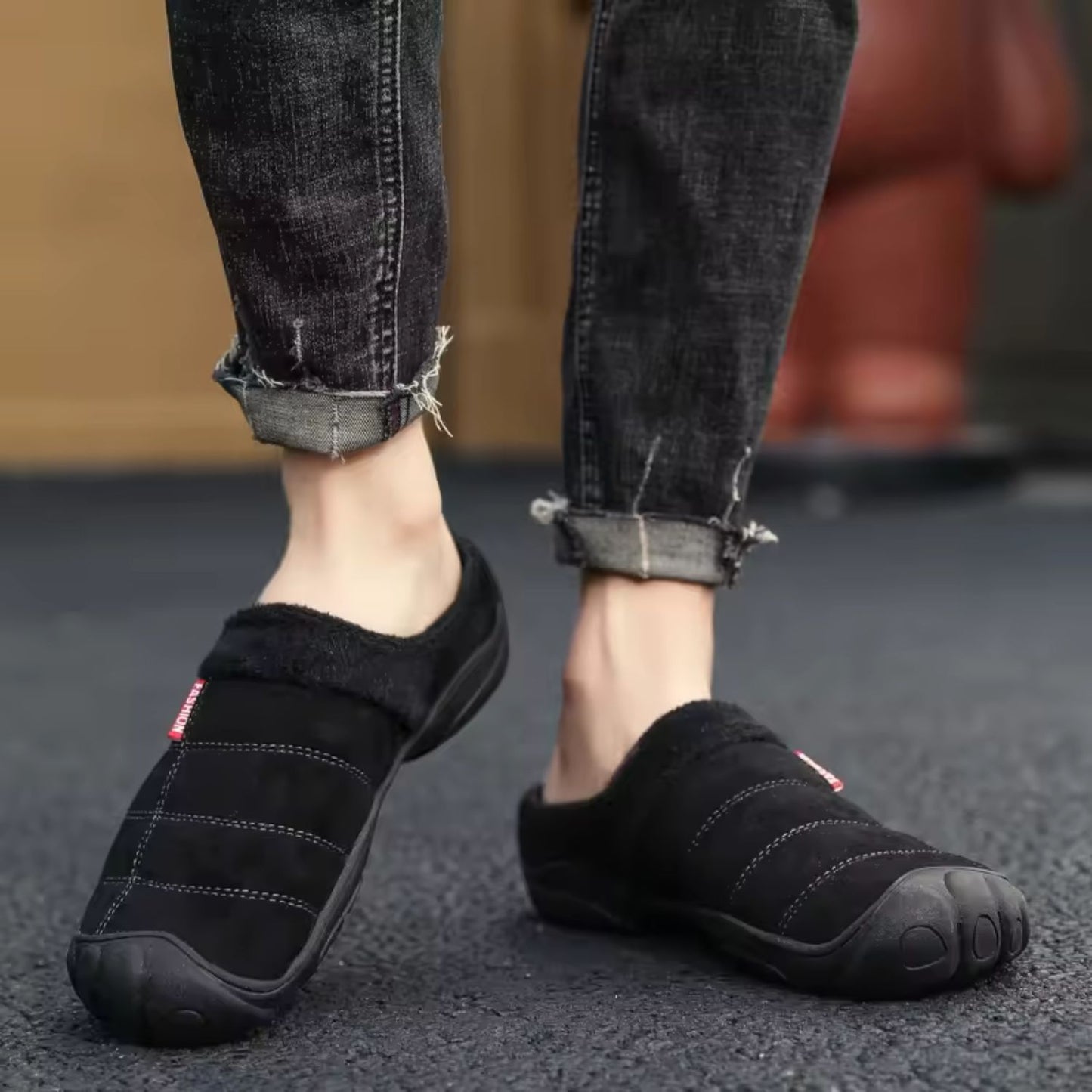 Quilted Plush Slip-On Slippers | Revangiol