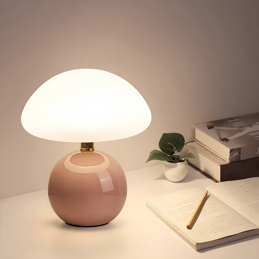 Elegant Mushroom Ambient Table Lamp | Revangiol