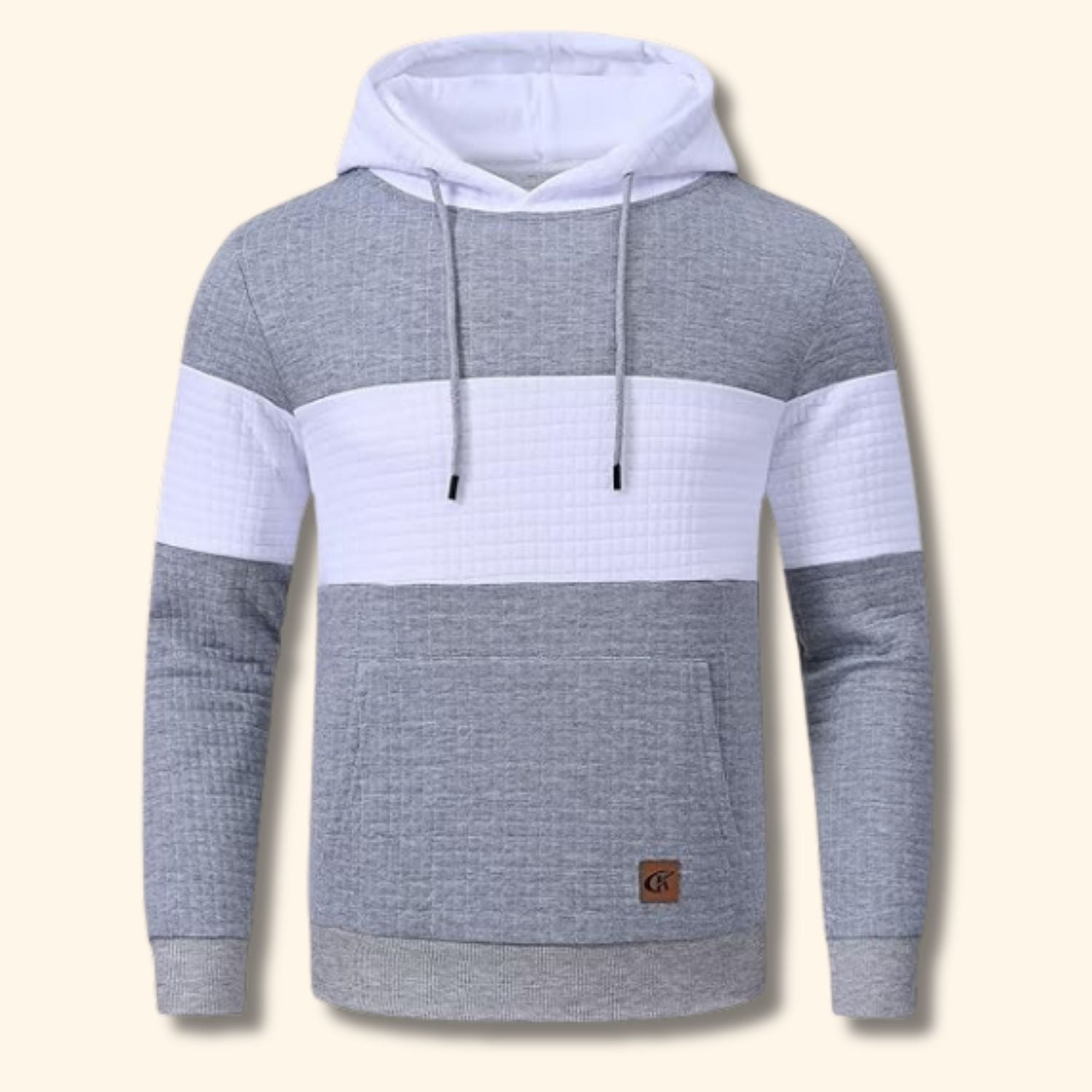 Light Gray White Stripe